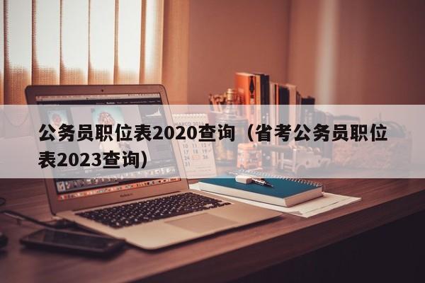 公务员职位表2020查询（省考公务员职位表2023查询）