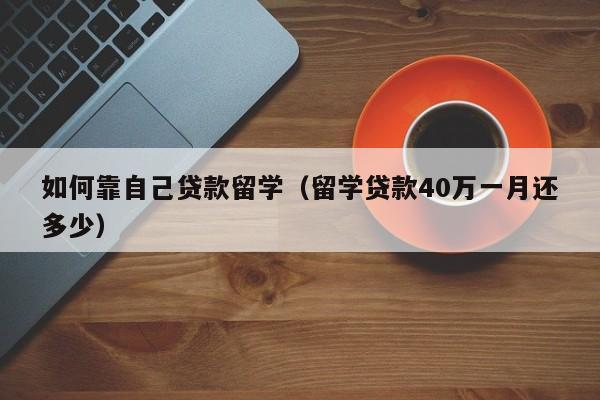 如何靠自己贷款留学（留学贷款40万一月还多少）