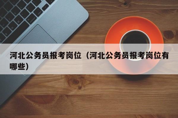 河北公务员报考岗位（河北公务员报考岗位有哪些）